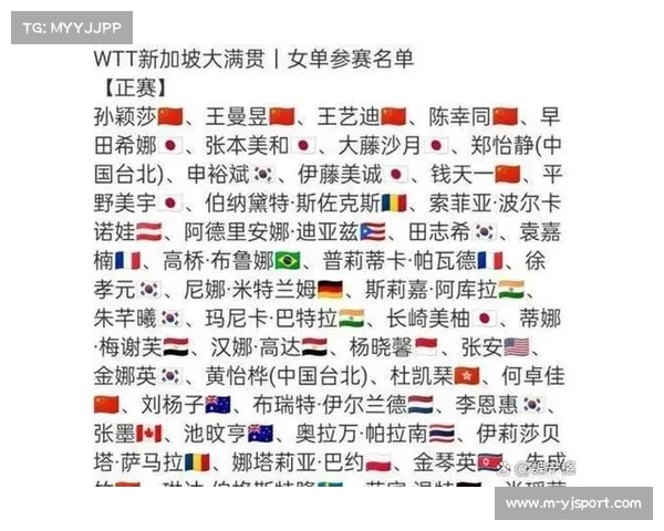 WTT新加坡大满贯2月19日开打,国乒派出17人参赛新组合亮相